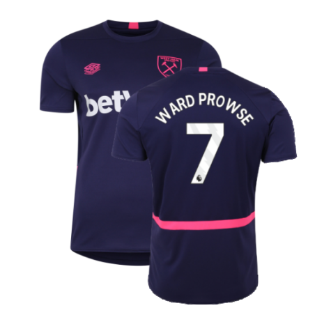 2023-2024 West Ham Training Jersey (Austral Aura) (Ward Prowse 7)