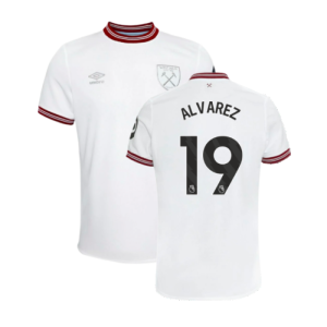 2023-2024 West Ham United Away Shirt (Kids) (ALVAREZ 19) 2023-2024 West Ham United Away Shirt (Kids) (ALVAREZ 19)