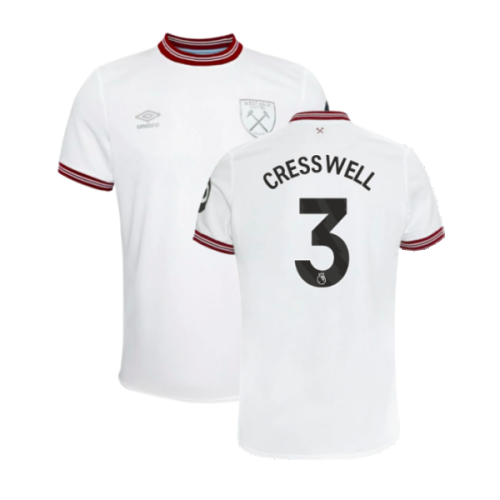 2023-2024 West Ham United Away Shirt (Kids) (CRESSWELL 3)