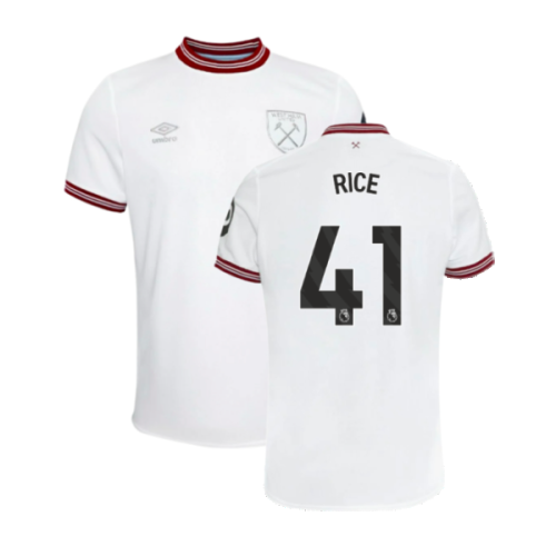 2023-2024 West Ham United Away Shirt (Kids) (RICE 41)