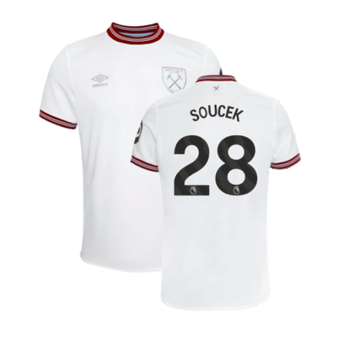 2023-2024 West Ham United Away Shirt (Kids) (SOUCEK 28)