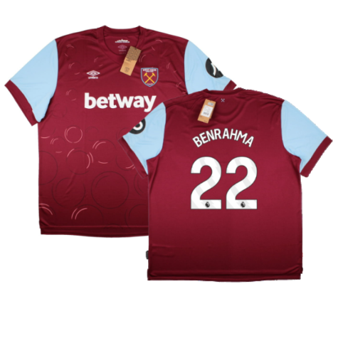 2023-2024 West Ham United Home Shirt (BENRAHMA 22)