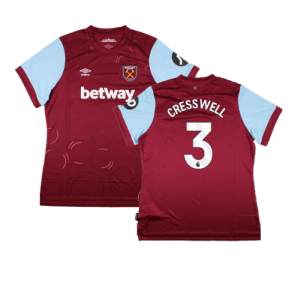 2023-2024 West Ham United Home Shirt (Womens) (CRESSWELL 3)