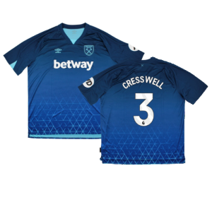 2023-2024 West Ham United Third Shirt (CRESSWELL 3) 2023-2024 West Ham United Third Shirt (CRESSWELL 3)
