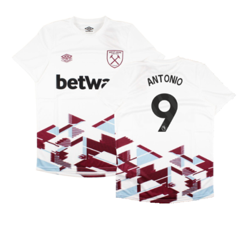 2023-2024 West Ham Warm Up Jersey (White) (ANTONIO 9)