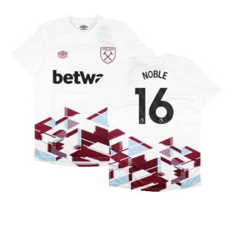 2023-2024 West Ham Warm Up Jersey (White) (NOBLE 16)