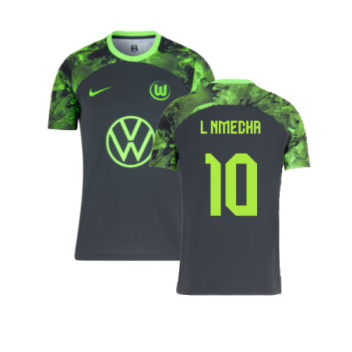 2023-2024 Wolfsburg Away Shirt (L Nmecha 10)