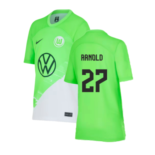 2023-2024 Wolfsburg Home Shirt (Kids) (Arnold 27)