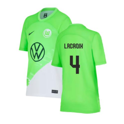 2023-2024 Wolfsburg Home Shirt (Kids) (Lacroix 4)