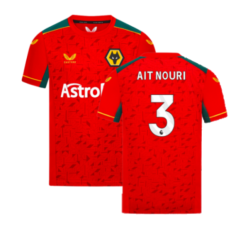 2023-2024 Wolves Away Shirt - Kids (AIT NOURI 3)