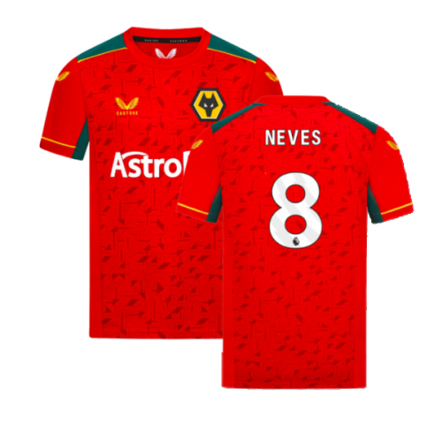 2023-2024 Wolves Away Shirt - Kids (NEVES 8)