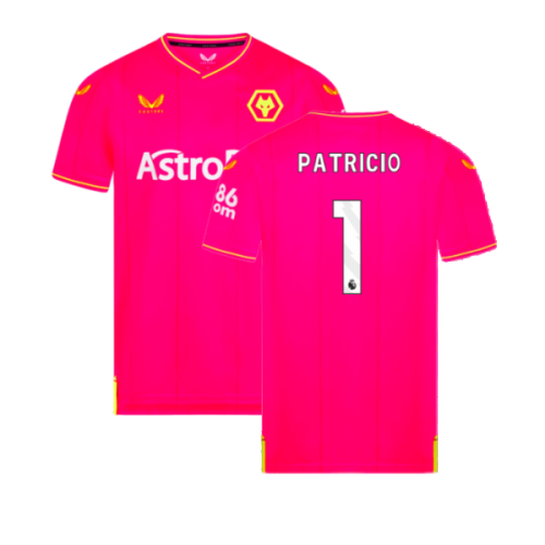 2023-2024 Wolves Home Goalkeeper Shirt (Pink) (Patricio 1)