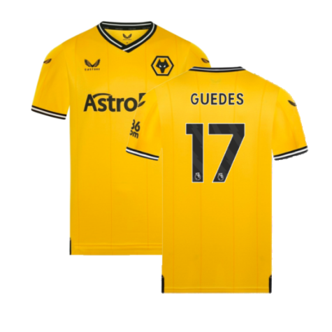 2023-2024 Wolves Home Shirt (GUEDES 17)