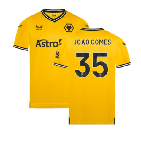 2023-2024 Wolves Home Shirt (JOAO GOMES 35)