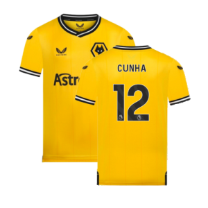 2023-2024 Wolves Home Shirt (Kids) (CUNHA 12)