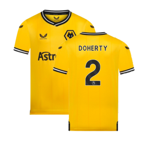 2023-2024 Wolves Home Shirt (Kids) (Doherty 2)