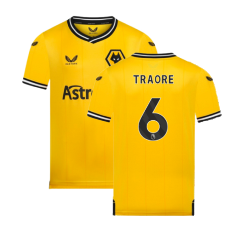 2023-2024 Wolves Home Shirt (Kids) (TRAORE 6)