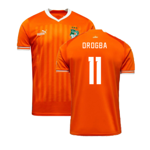 2023 Ivory Coast Home AFCON Winner Shirt (Drogba 11)