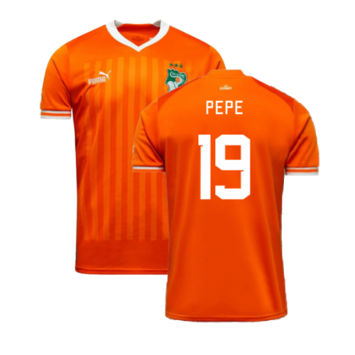 2023 Ivory Coast Home AFCON Winner Shirt (Pepe 19)