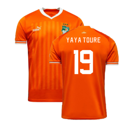 2023 Ivory Coast Home AFCON Winner Shirt (Yaya Toure 19)