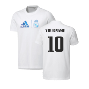 2023 Real Madrid Graphic Tee (White)