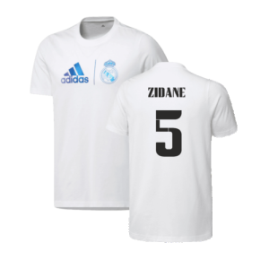 2023 Real Madrid Graphic Tee (White) (ZIDANE 5)