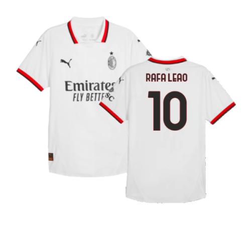 2024-2025 AC Milan Away Authentic Shirt (Rafa Leao 10)