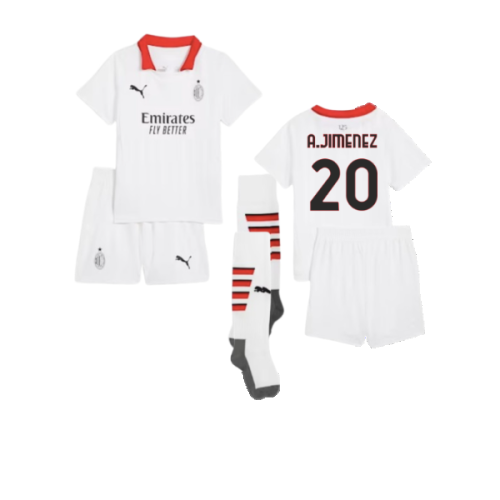 2024-2025 AC Milan Away Mini Kit (A.Jimenez 20)