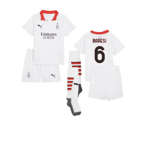 2024-2025 AC Milan Away Mini Kit (Baresi 6)