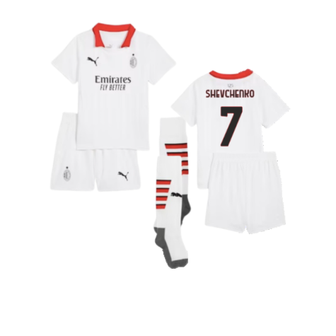 2024-2025 AC Milan Away Mini Kit (Shevchenko 7)