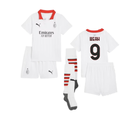 2024-2025 AC Milan Away Mini Kit (Weah 9)