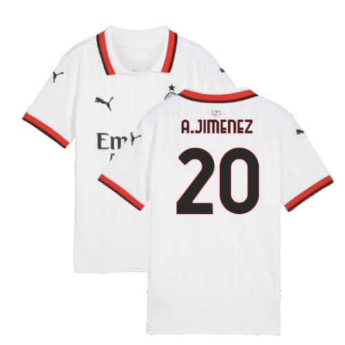 2024-2025 AC Milan Away Shirt (Kids) (A.Jimenez 20)