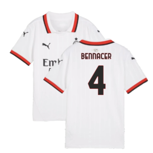 2024-2025 AC Milan Away Shirt (Kids) (Bennacer 4)