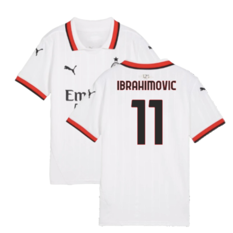 2024-2025 AC Milan Away Shirt (Kids) (Ibrahimovic 11)