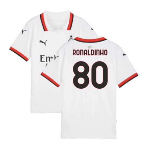 2024-2025 AC Milan Away Shirt (Kids) (Ronaldinho 80)