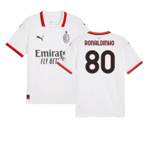 2024-2025 AC Milan Away Shirt (Ronaldinho 80)