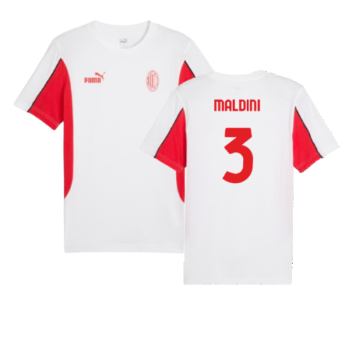 2024-2025 AC Milan FtblArchive Tee (White) (Maldini 3)