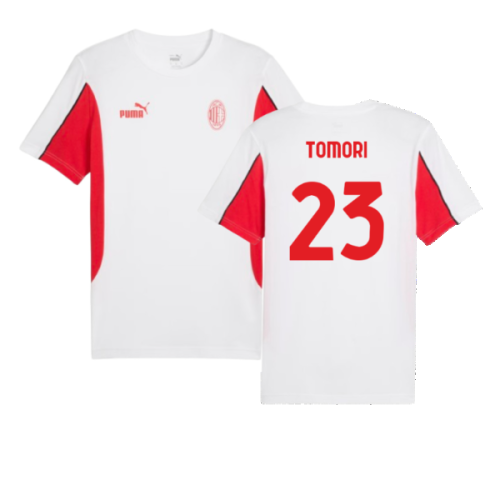 2024-2025 AC Milan FtblArchive Tee (White) (Tomori 23)