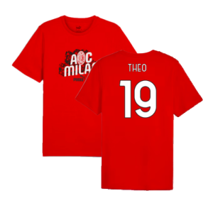 2024-2025 AC Milan ftblCulture Tee (Red) (Theo 19)