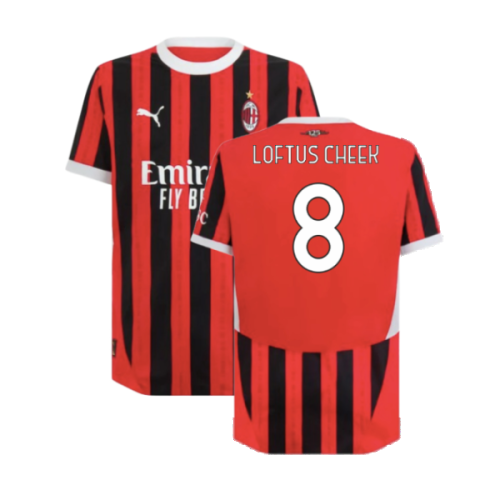 2024-2025 AC Milan Home Authentic Shirt (Loftus Cheek 8)