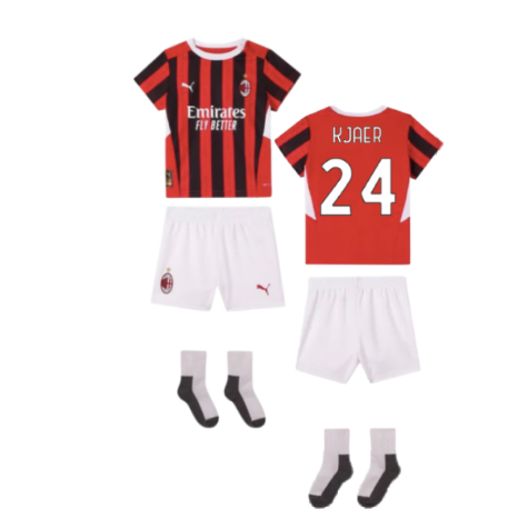 2024-2025 AC Milan Home Baby Kit (Kjaer 24)