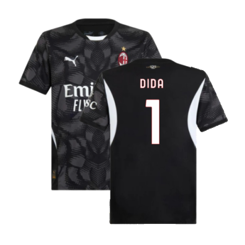 2024-2025 AC Milan Home Goalkeeper Shirt (Black) (DIDA 1)