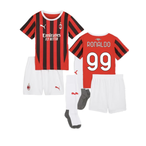 2024-2025 AC Milan Home Mini Kit (Ronaldo 99)