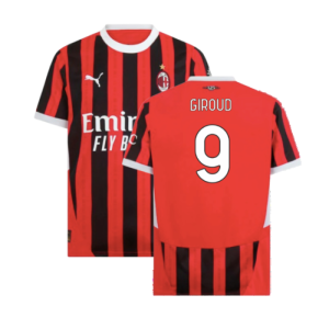 2024-2025 AC Milan Home Shirt (Giroud 9) 2024-2025 AC Milan Home Shirt (Giroud 9)