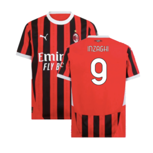 2024-2025 AC Milan Home Shirt (Inzaghi 9)