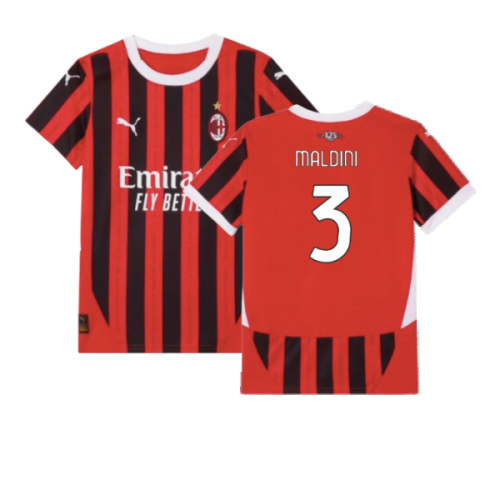 2024-2025 AC Milan Home Shirt (Kids) (Maldini 3)