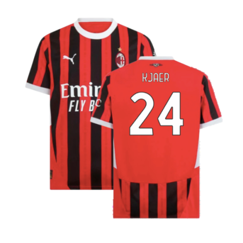 2024-2025 AC Milan Home Shirt (Kjaer 24)