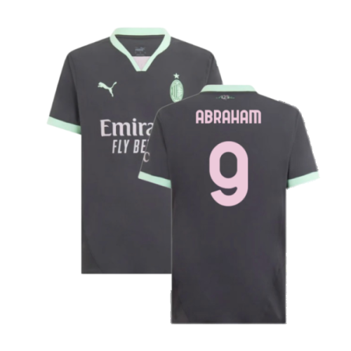 2024-2025 AC Milan Third Authentic Shirt (Abraham 9)