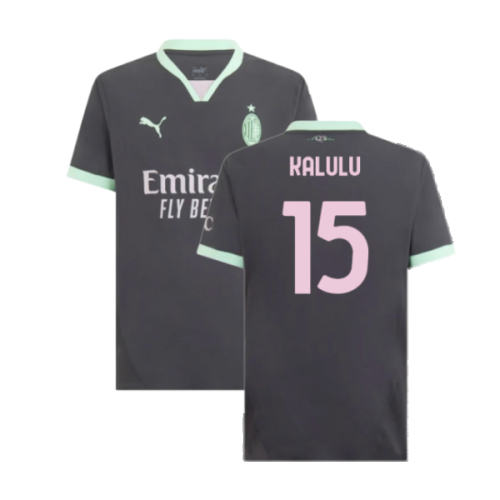 2024-2025 AC Milan Third Authentic Shirt (Kalulu 15)