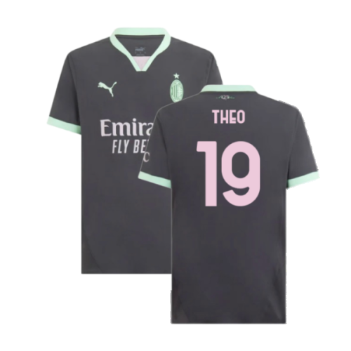 2024-2025 AC Milan Third Authentic Shirt (Theo 19)